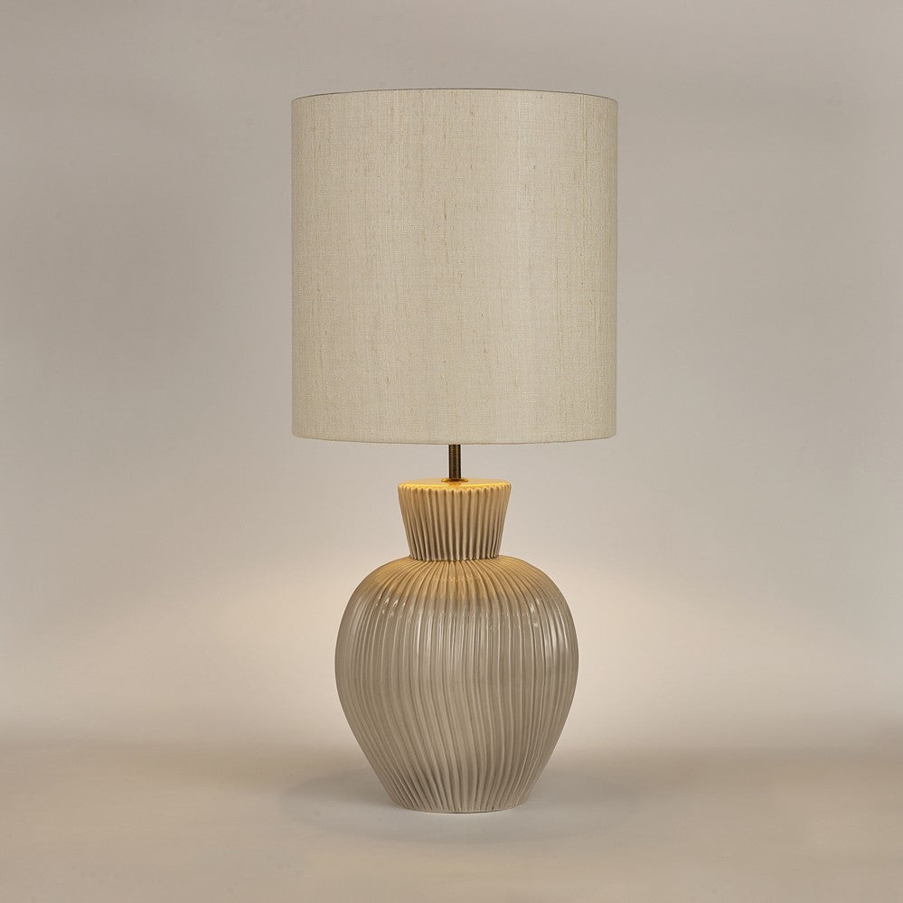 Rille Lamp in Earl Grey