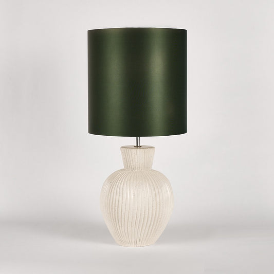 Rille Lamp in Alabaster