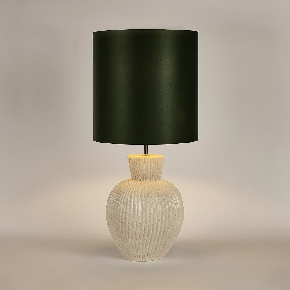 Rille Lamp in Alabaster