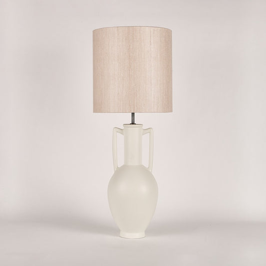 Amphora Lamp in Chalk