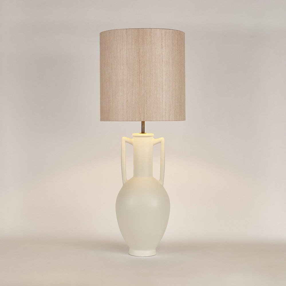 Amphora Lamp in Chalk