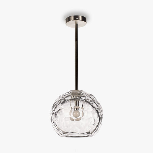 Diamond Round Pendant in Clear