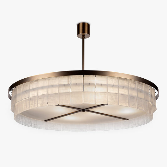 Savile Row Two-Tier Chandelier in Brushed Bronze