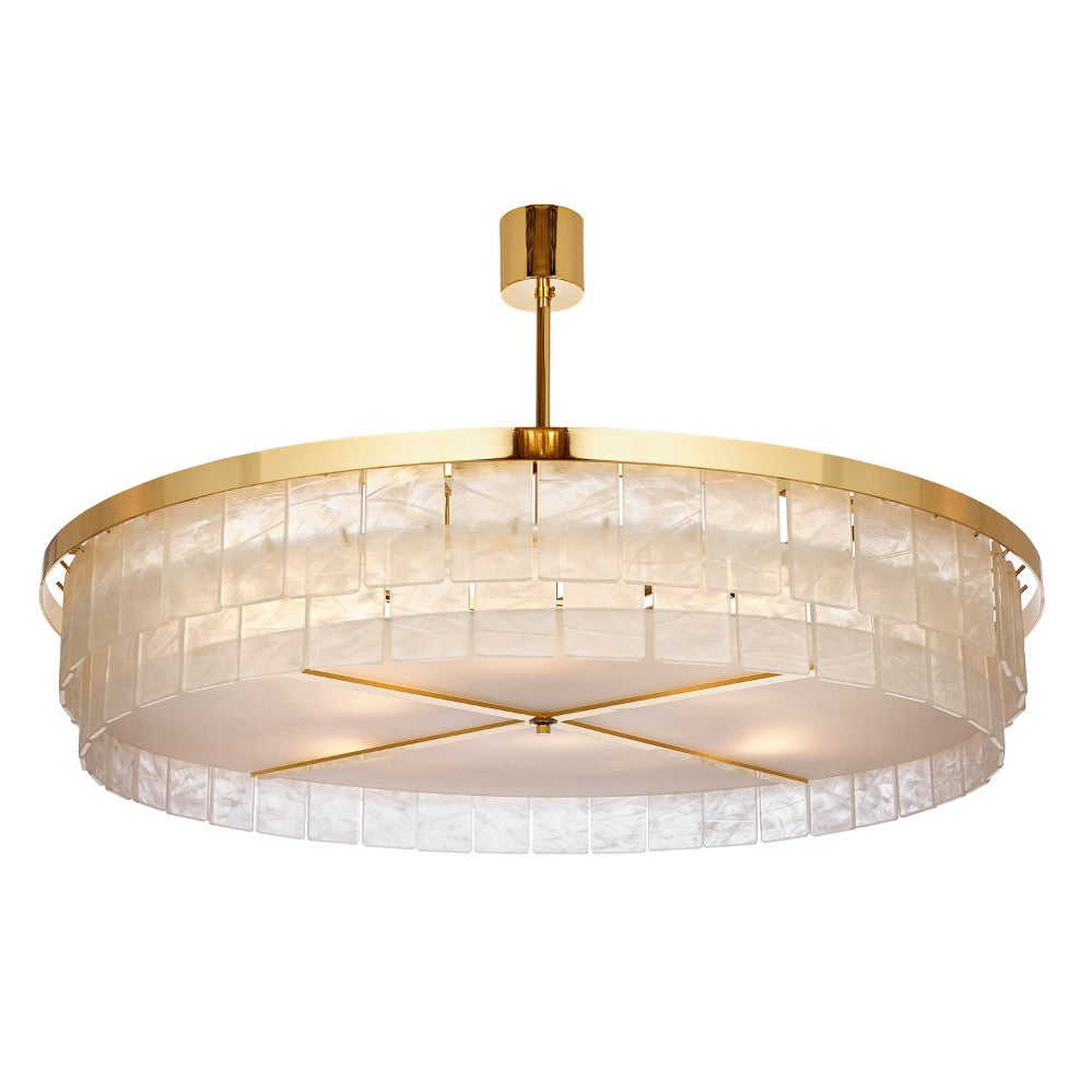 Savile Row Two-Tier Chandelier in Polished Gold