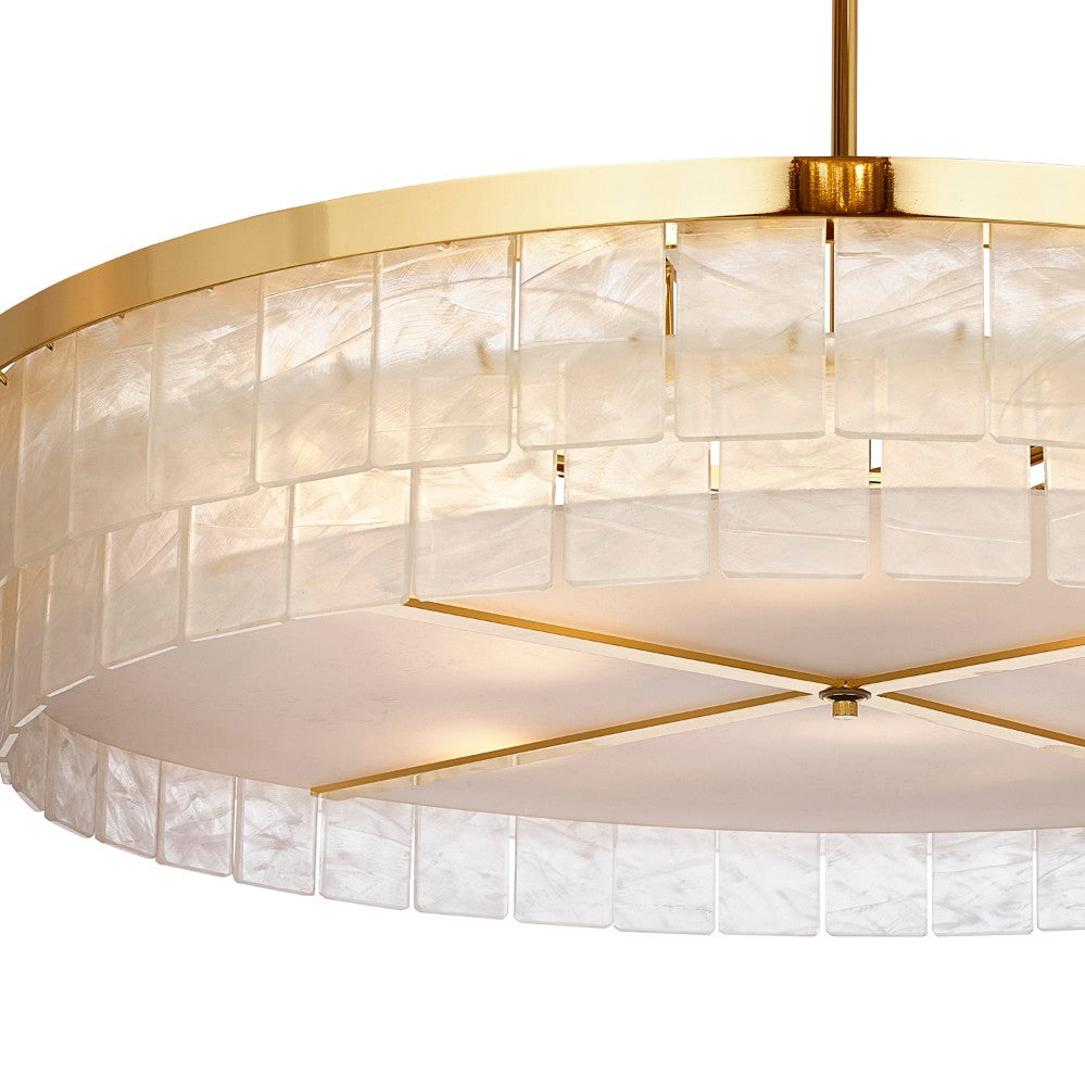 Savile Row Two-Tier Chandelier in Polished Gold