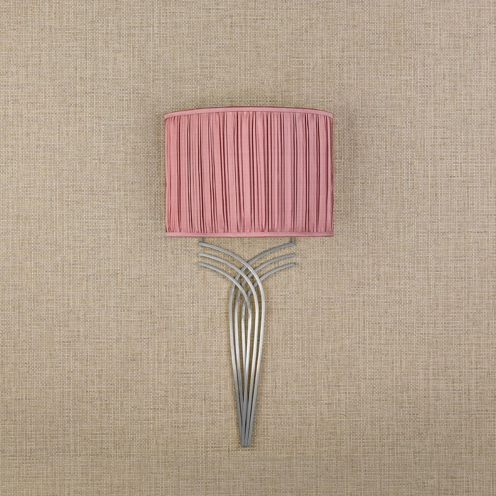 Brandt Wall Light in Brushed Nickel