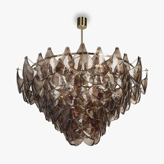 Lyra Chandelier in Smoke