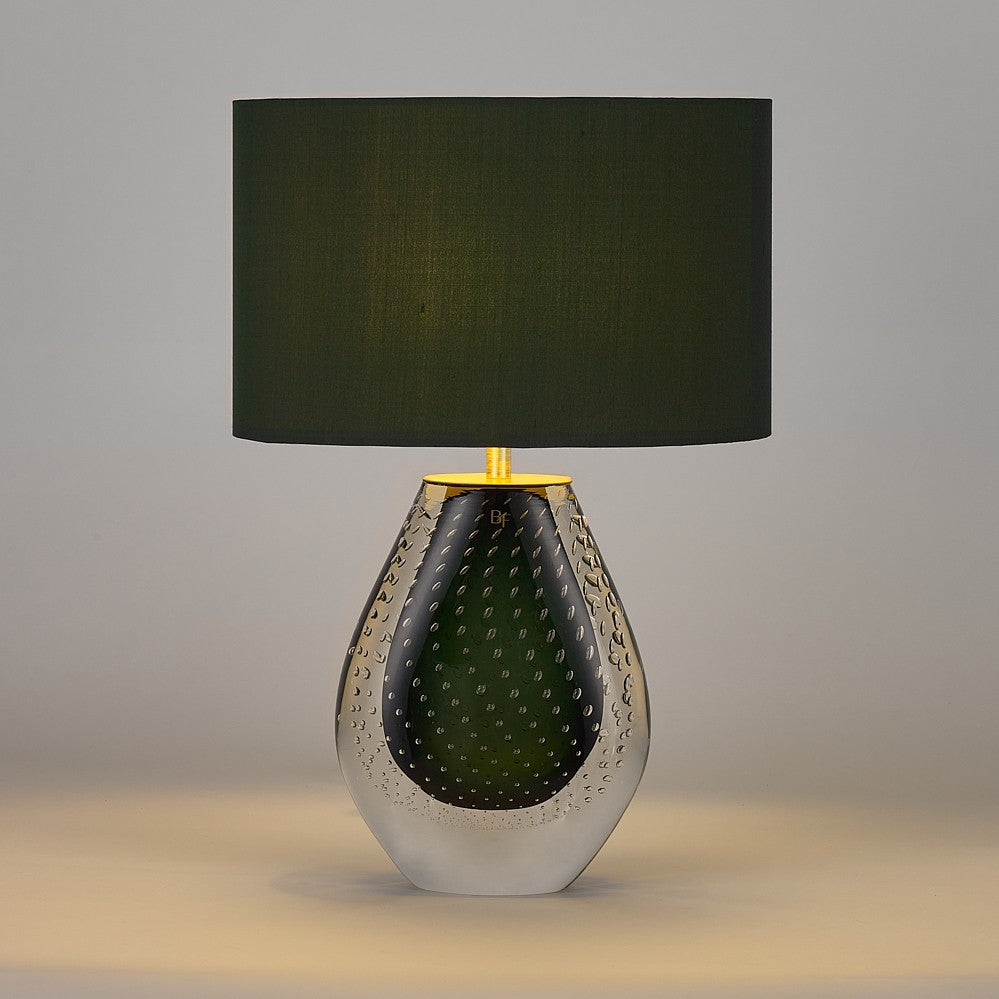 Monsoon Lamp in Forest Green