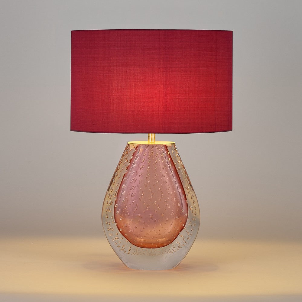 Monsoon Lamp in Rose