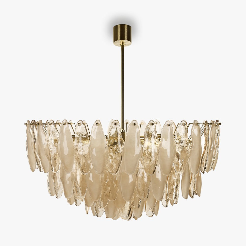 Spectre Round Chandelier in Champagne