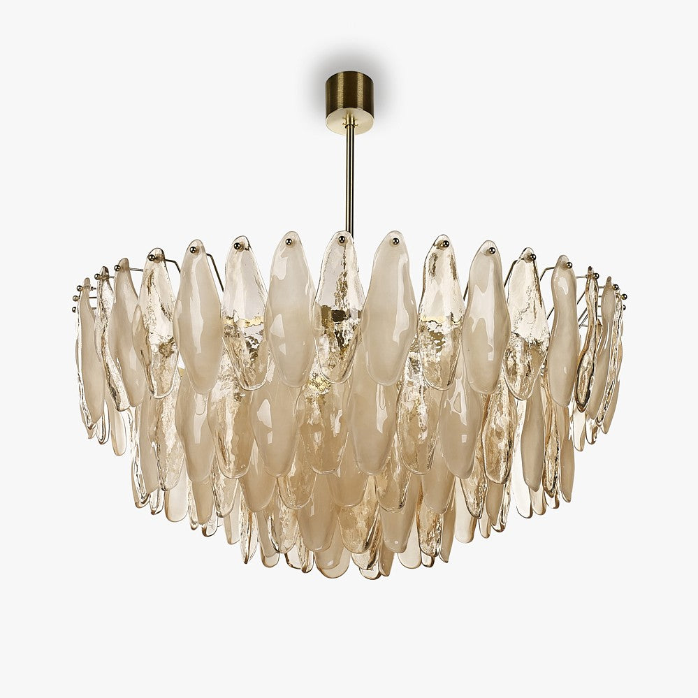 Spectre Round Chandelier in Champagne