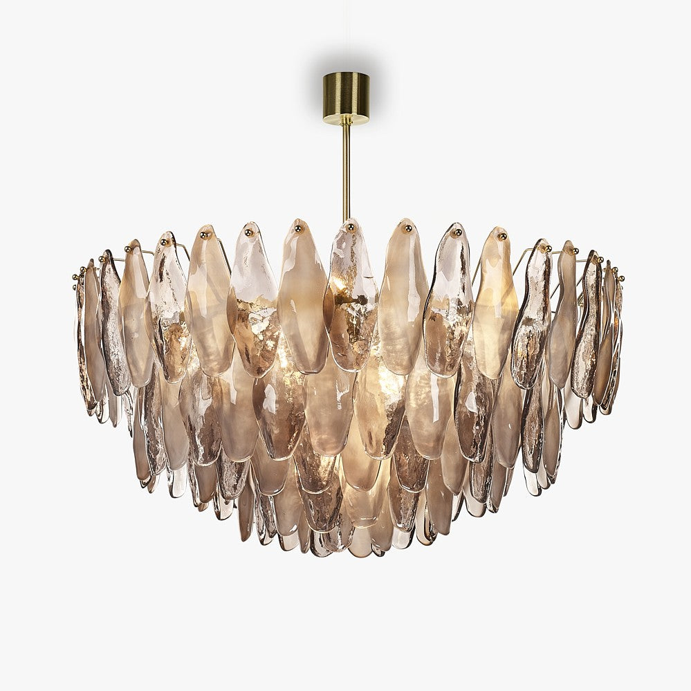 Spectre Round Chandelier in Bronze