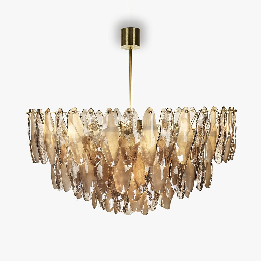 Spectre Round Chandelier in Bronze