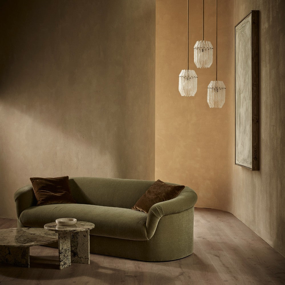 Zoe Pendant in Brushed Nickel