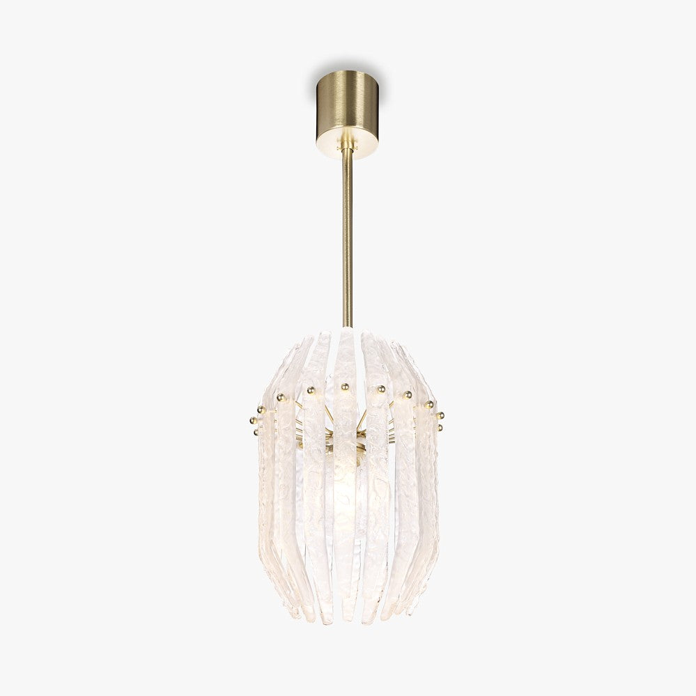 Zoe Pendant in Brushed Gold
