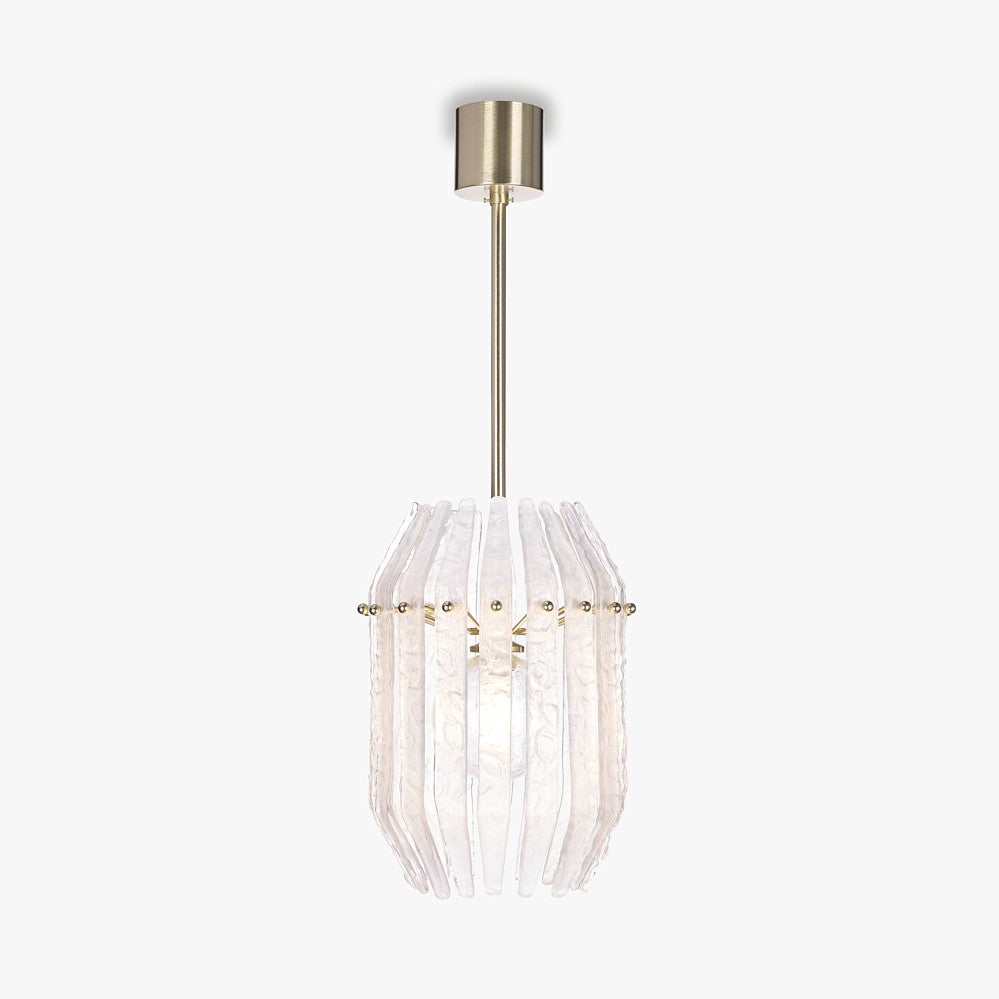 Zoe Pendant in Brushed Gold