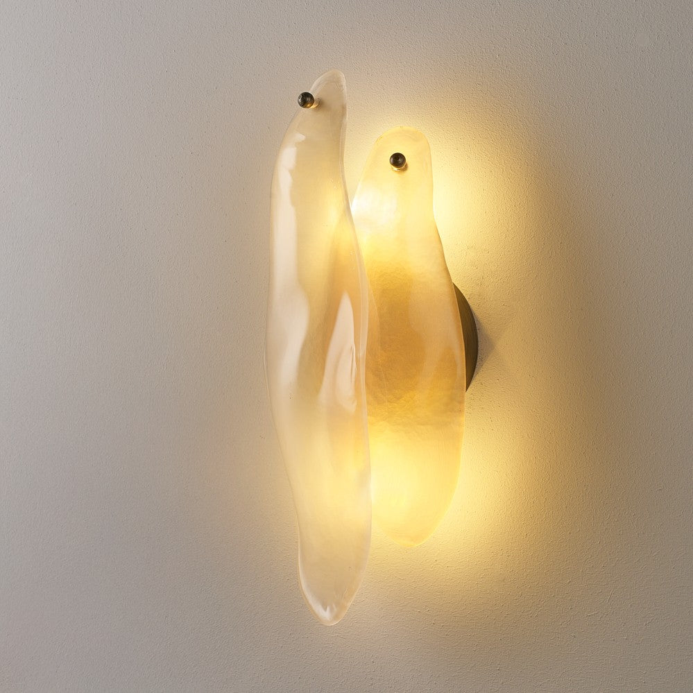 Spectre Wall Light in Champagne Satin