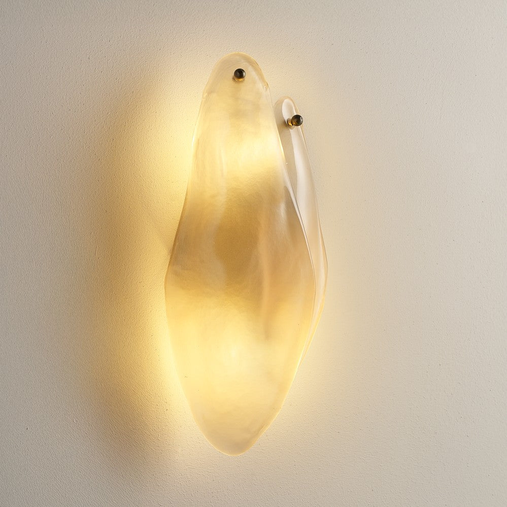 Spectre Wall Light in Champagne Satin