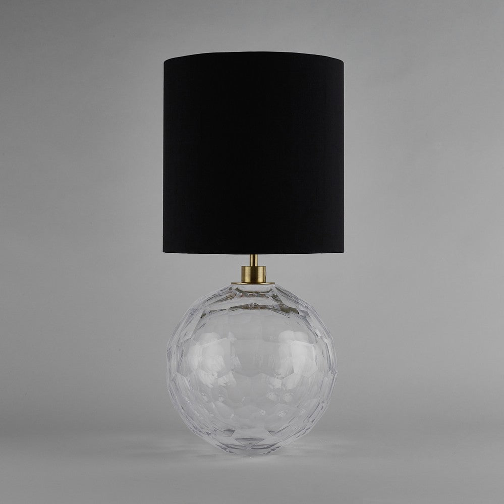 Diamond Round Large Lamp in Clear