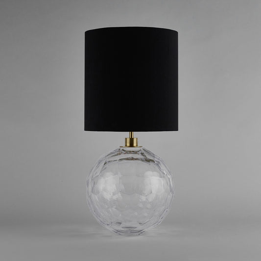Diamond Round Large Lamp in Clear