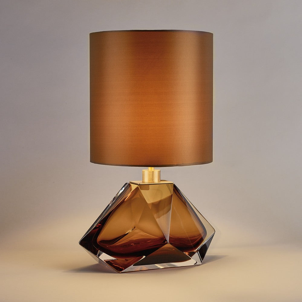 Diamond Small Lamp in Tobacco