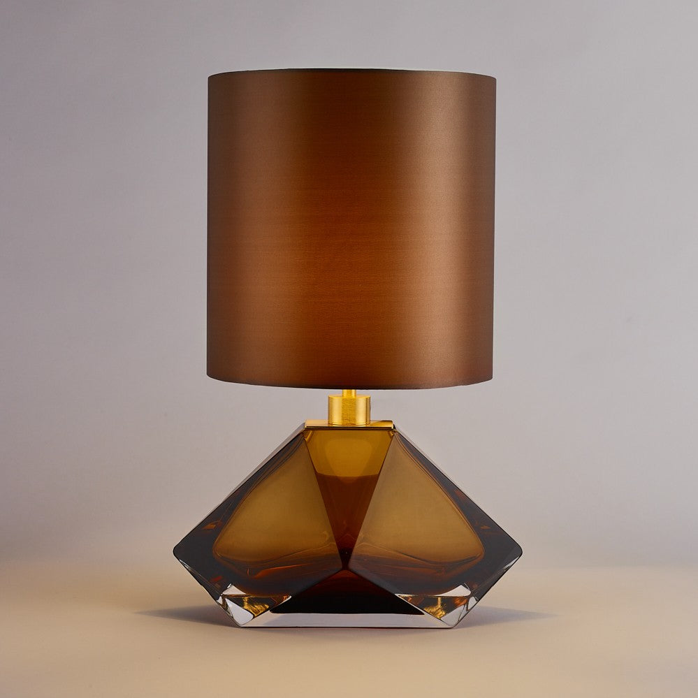 Diamond Small Lamp in Tobacco