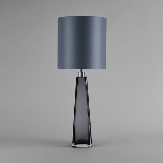 Diamond Square Obelisk Lamp in Slate