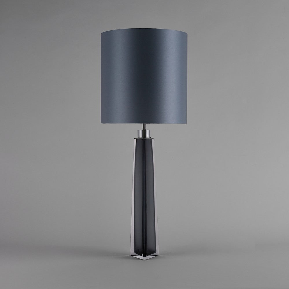 Diamond Obelisk Lamp in Slate