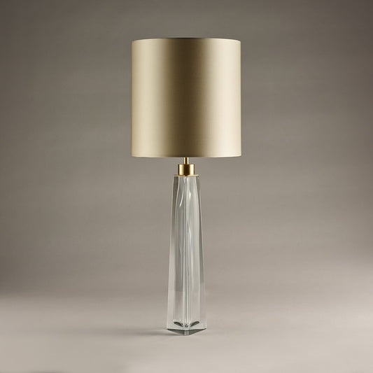 Diamond Obelisk Lamp in Clear