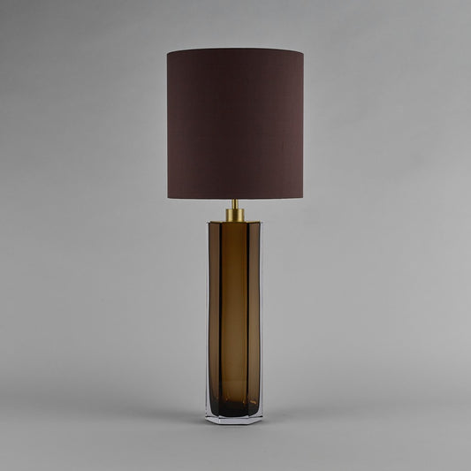 Diamond Column Large Lamp in Tobacco