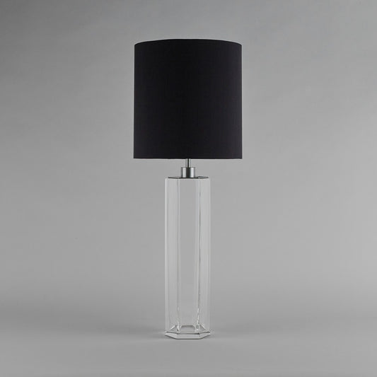 Diamond Column Large Lamp in Clear