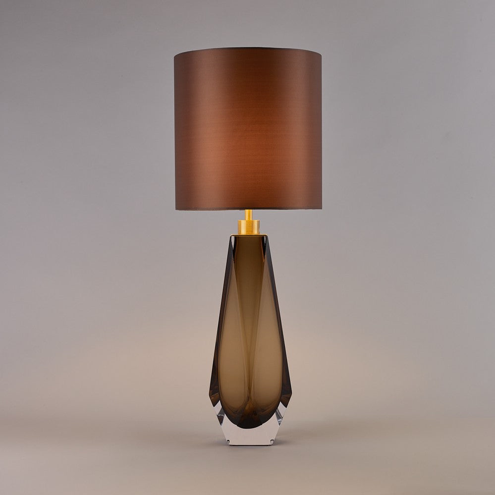 Diamond Large Lamp in Tobacco