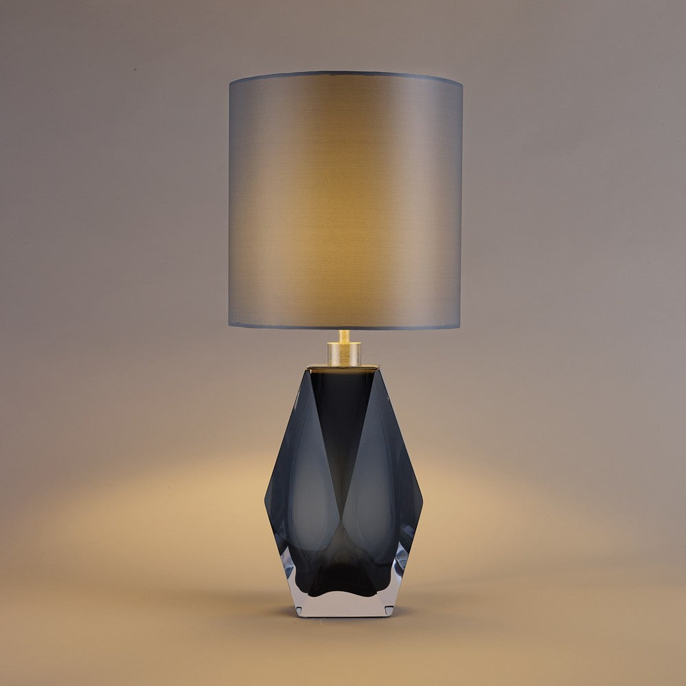 Diamond Medium Lamp in Slate
