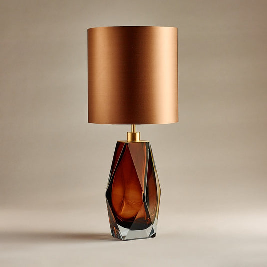 Diamond Medium Lamp in Tobacco