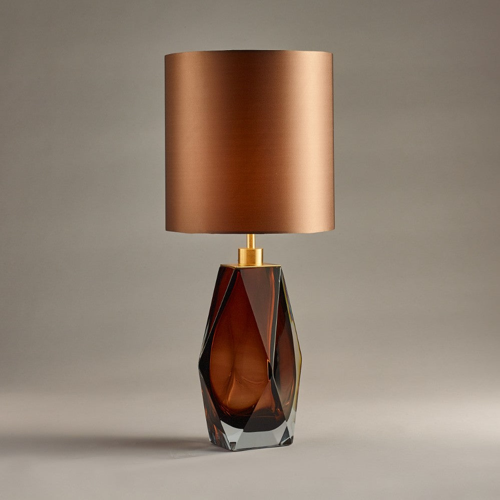 Diamond Medium Lamp in Tobacco