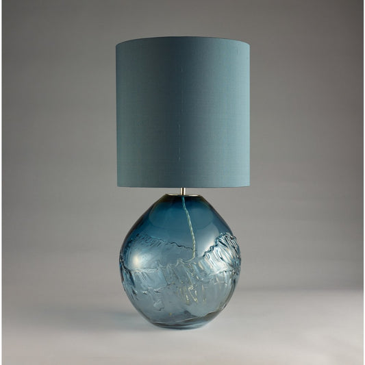 Crest Lamp in Ocean Blue