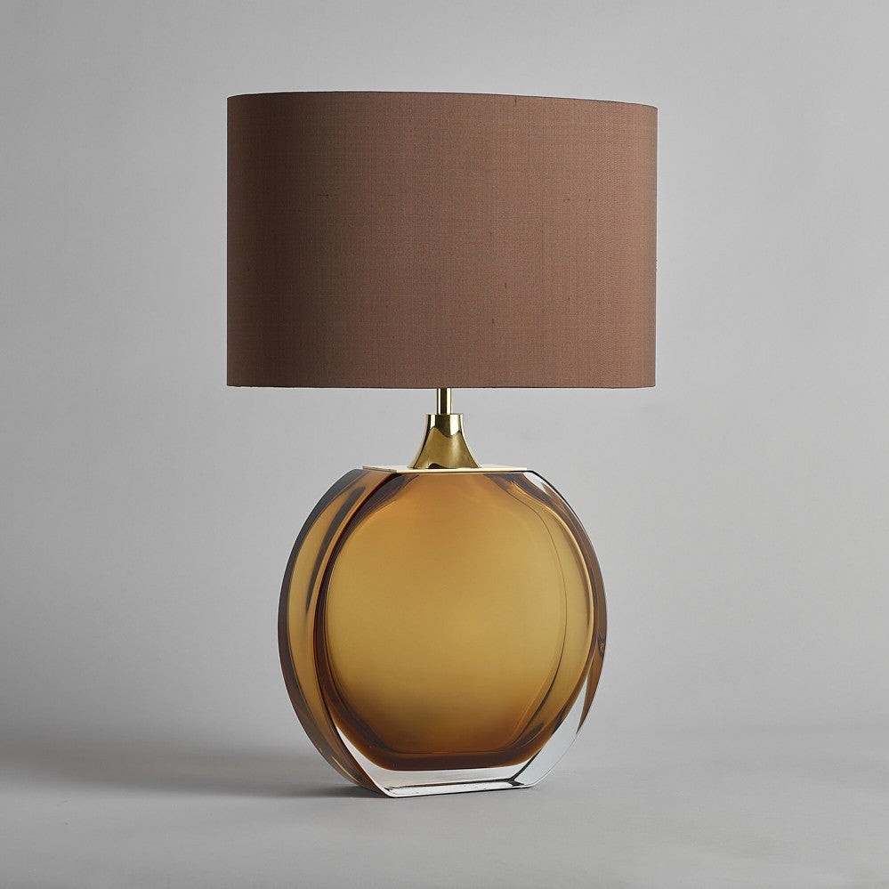 Diamond Solitaire Large Lamp in Tobacco