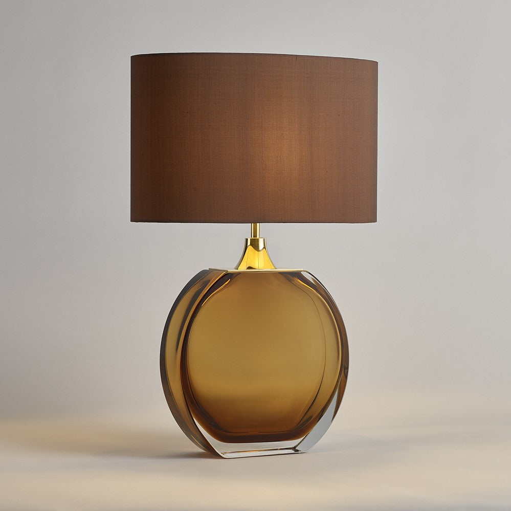 Diamond Solitaire Large Lamp in Tobacco