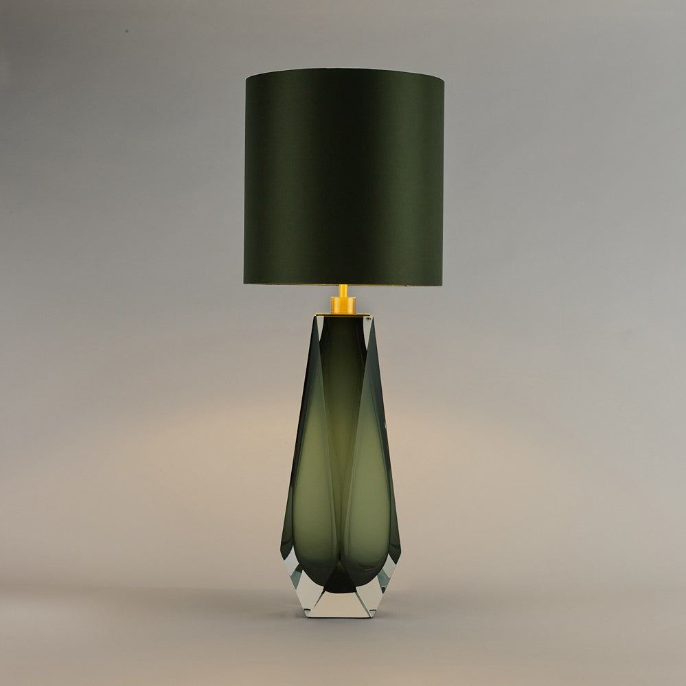 Diamond XL Lamp in Forest Green