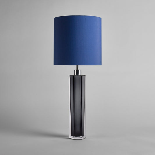 Diamond Column Small Lamp in Slate