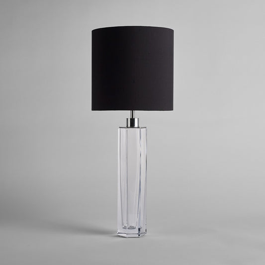 Diamond Column Small Lamp in Clear