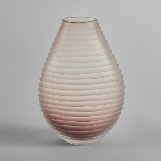 Contour Vase in Aubergine