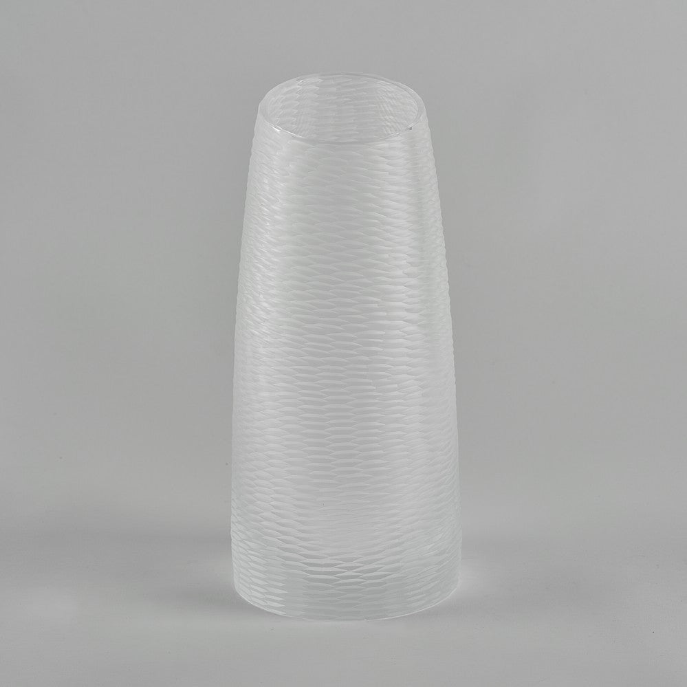 Harlequin Vase in Clear