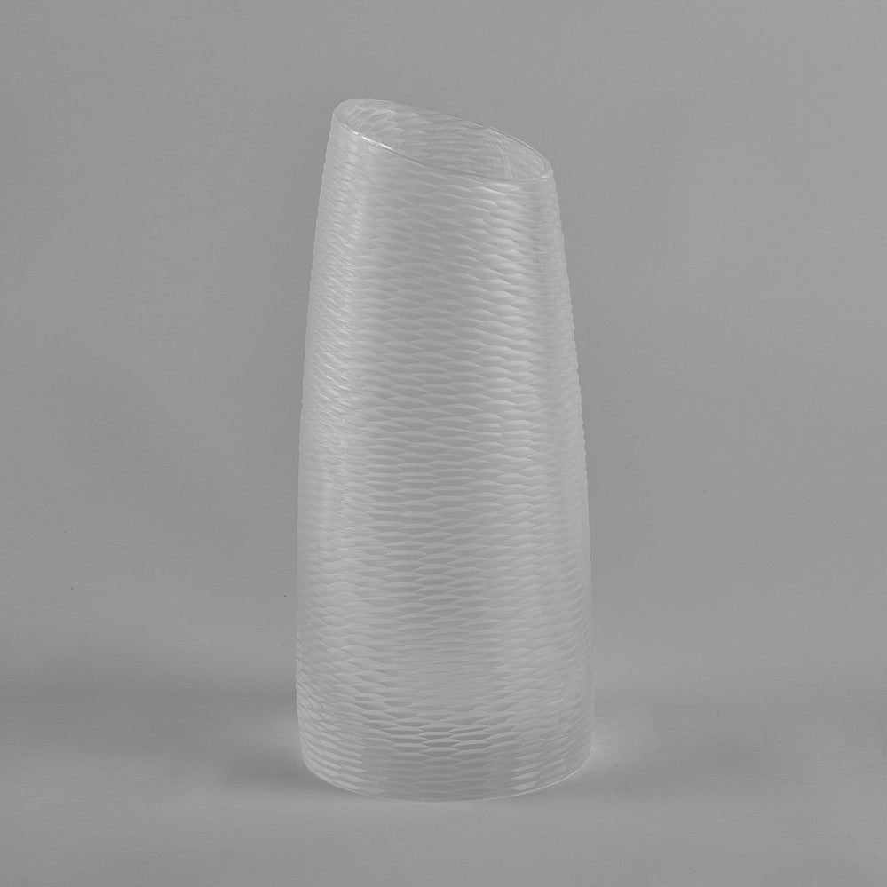 Harlequin Vase in Clear