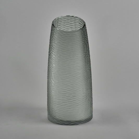 Harlequin Vase in Slate