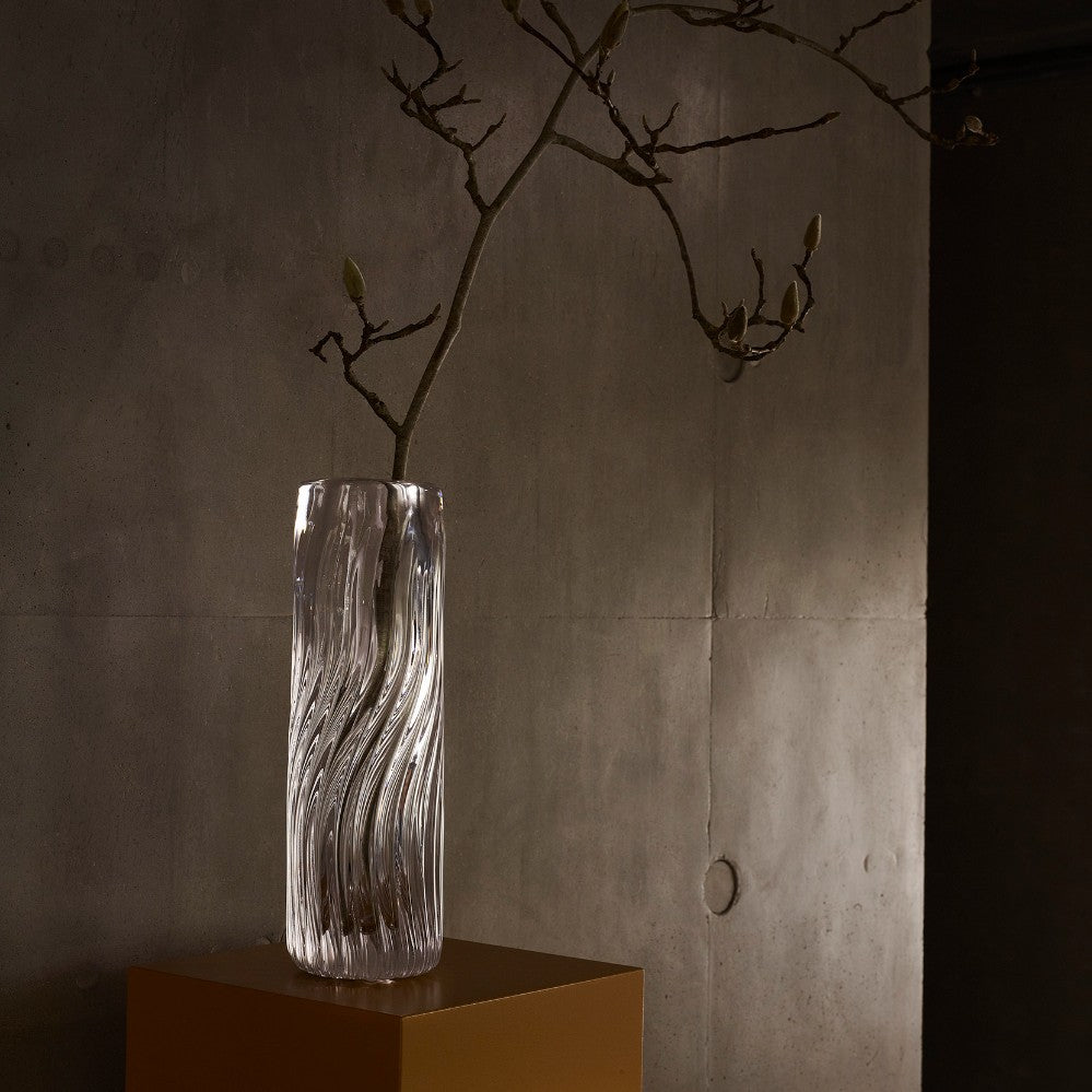 Wave Vase in Petrol Vase
