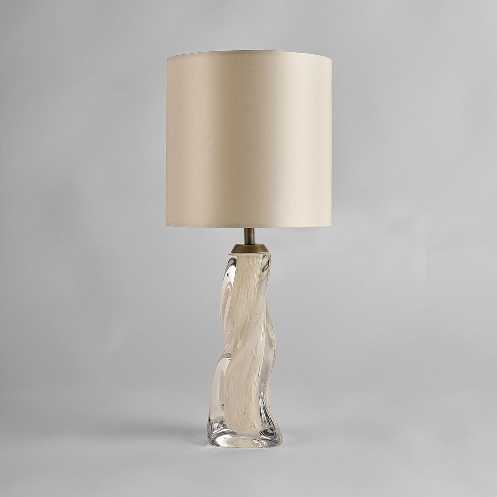 Vortex Lamp in Dappled Ivory