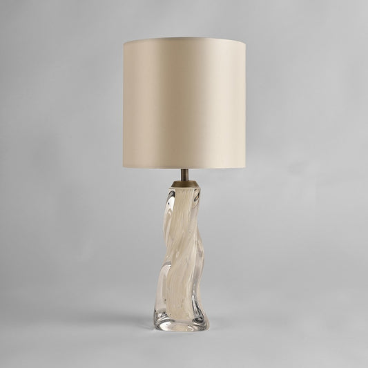 Vortex Lamp in Dappled Ivory