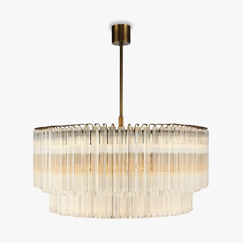 Concave Drum Chandelier