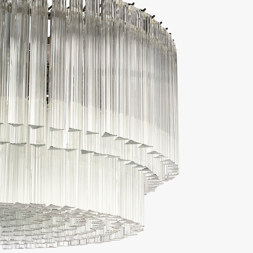 Concave Drum Chandelier